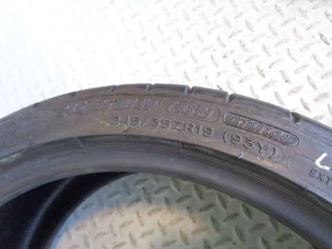 Michelin Pilot Super Sport Part Worn Tyre 245/35ZR19 245 35 19 7mm Tread L1113B