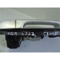 Range Rover L322 Door Handle in Zambesi Silver 737 Near Side