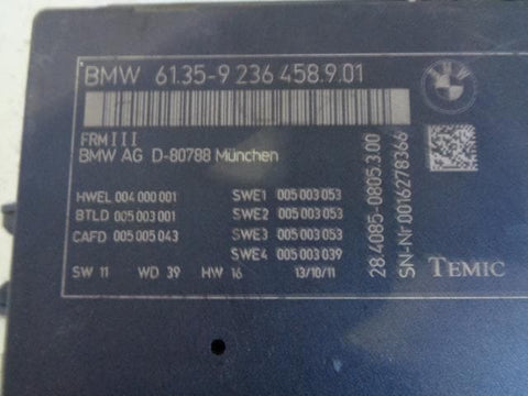 BMW 730d Interior Lighting Control Module F01 F02 7 Series